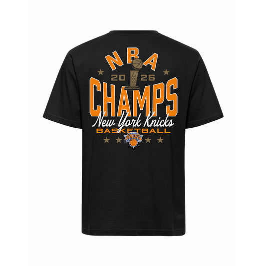 Sportiqe Knicks 2026 NBA Champions Black Duke Tee