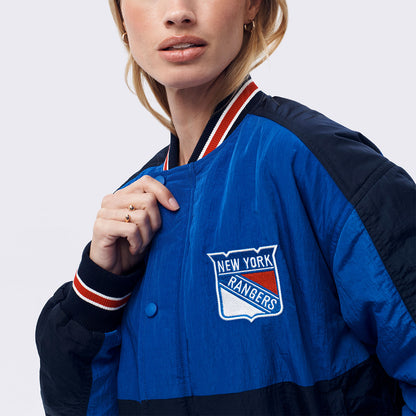 Women's Cropped Bomber Royal