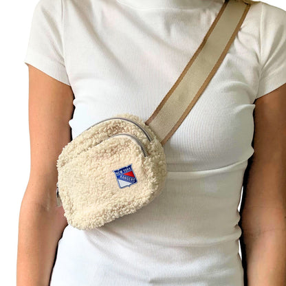 Jill Martin Rangers Cream Sherpa Fanny Pack