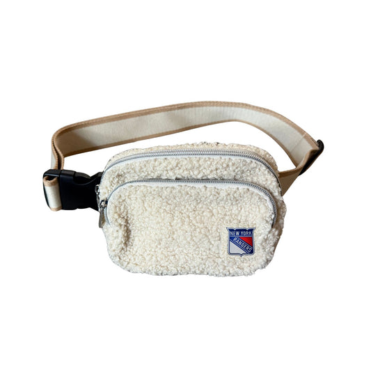 Jill Martin Rangers Cream Sherpa Fanny Pack