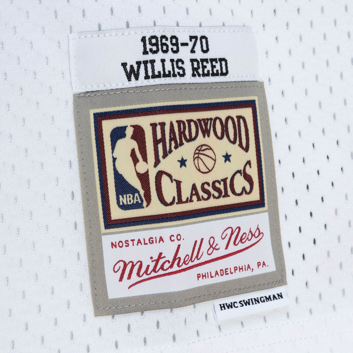 Willis Reed Mitchell & Ness 1969 White Swingman Jersey