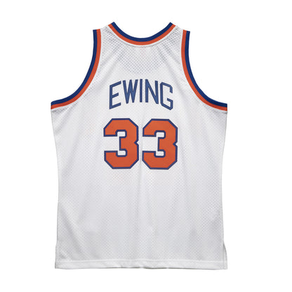 Patrick Ewing Mitchell & Ness 1985 White Swingman Jersey