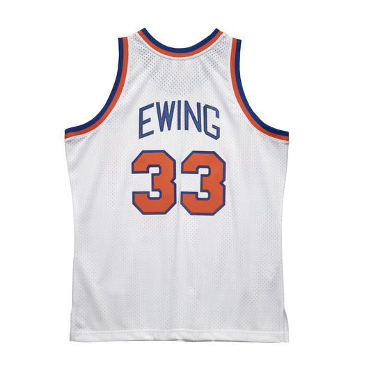 Patrick Ewing Mitchell & Ness 1985 White Swingman Jersey