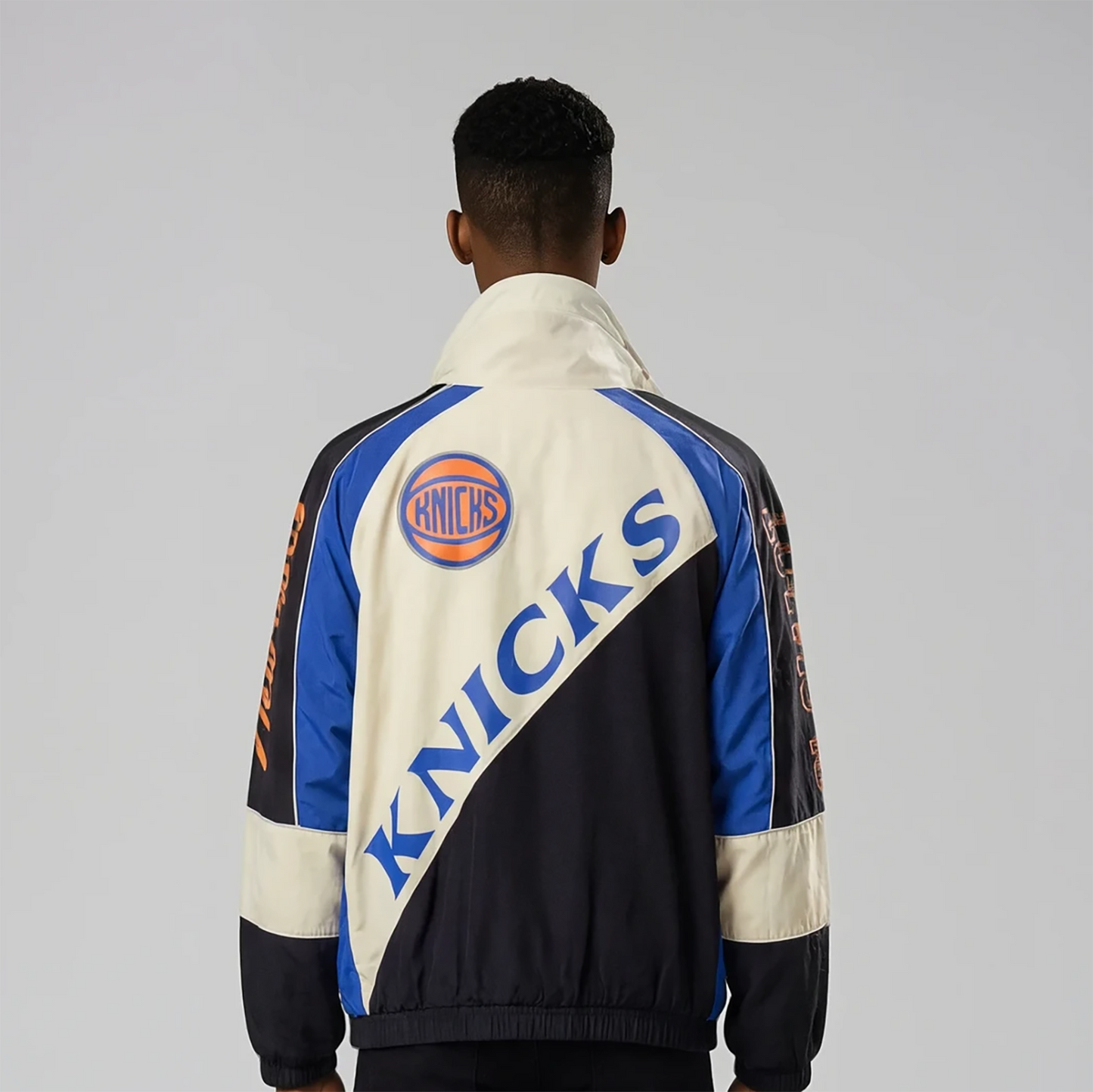 Wild Collective Knicks Oversized Raglan Track Jacket