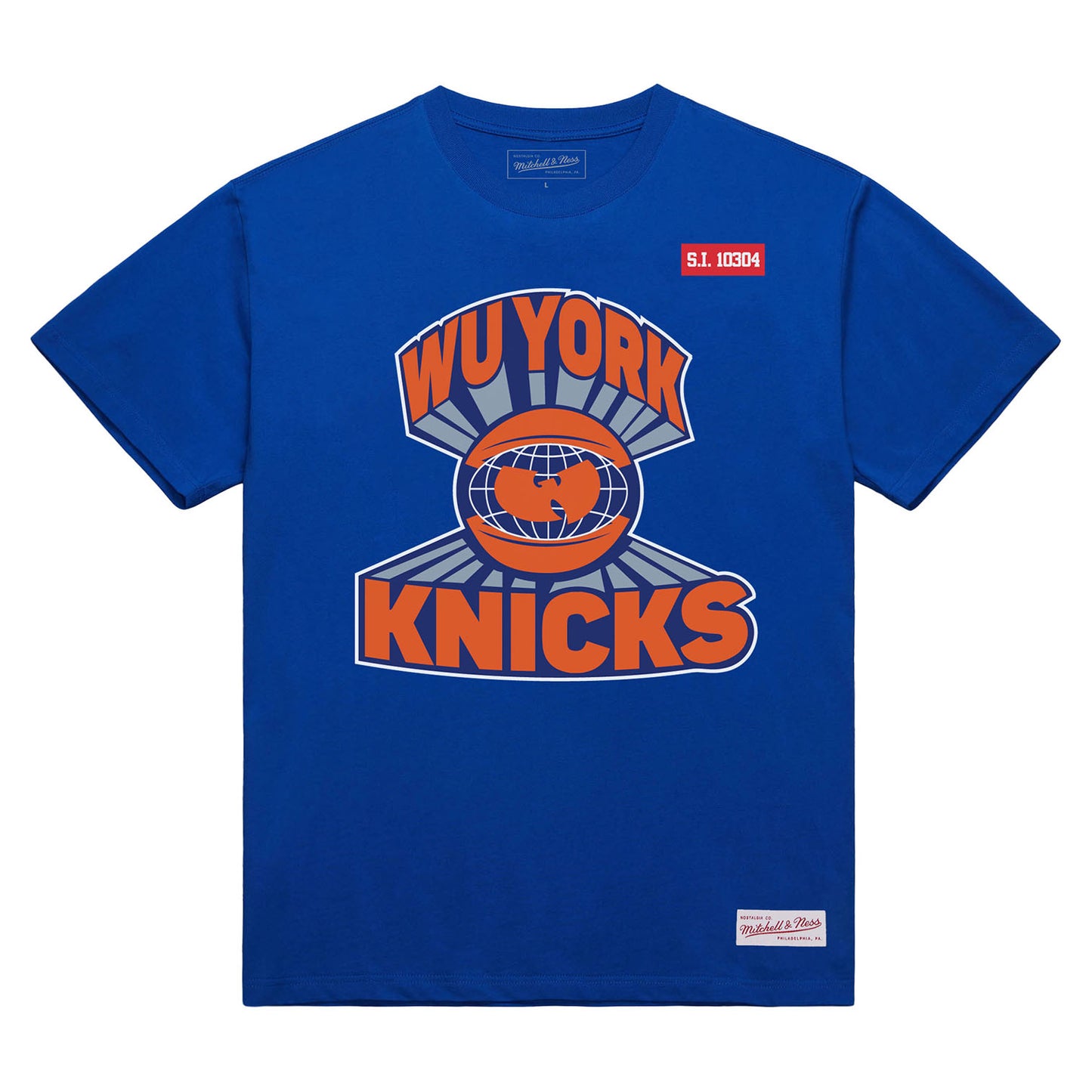 Mitchell & Ness Knicks WuYork Royal Tee