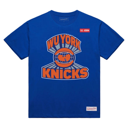 Mitchell & Ness Knicks WuYork Royal Tee