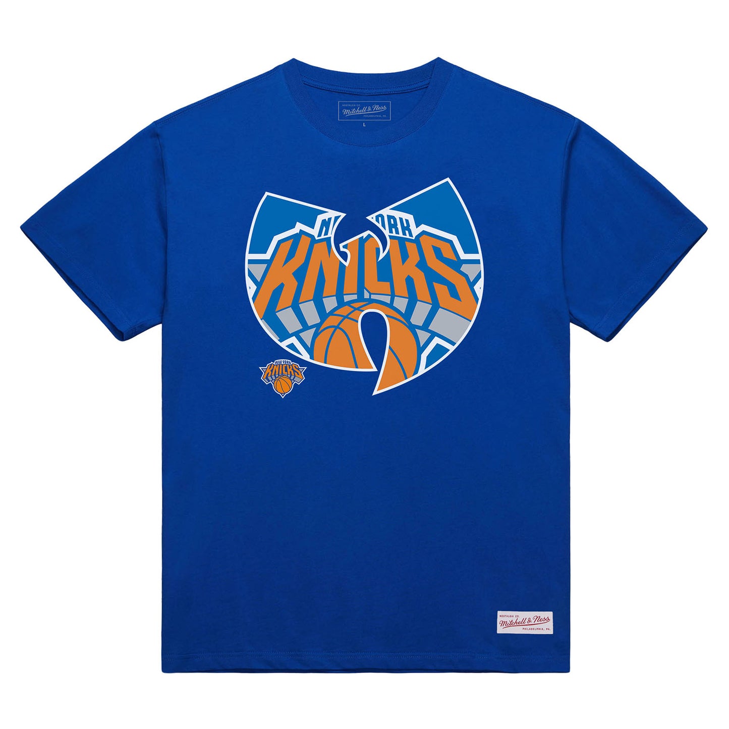 Mitchell & Ness Knicks WuTang Royal Tee