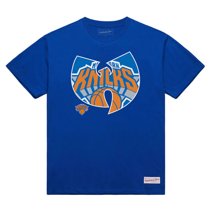 Mitchell & Ness Knicks WuTang Royal Tee