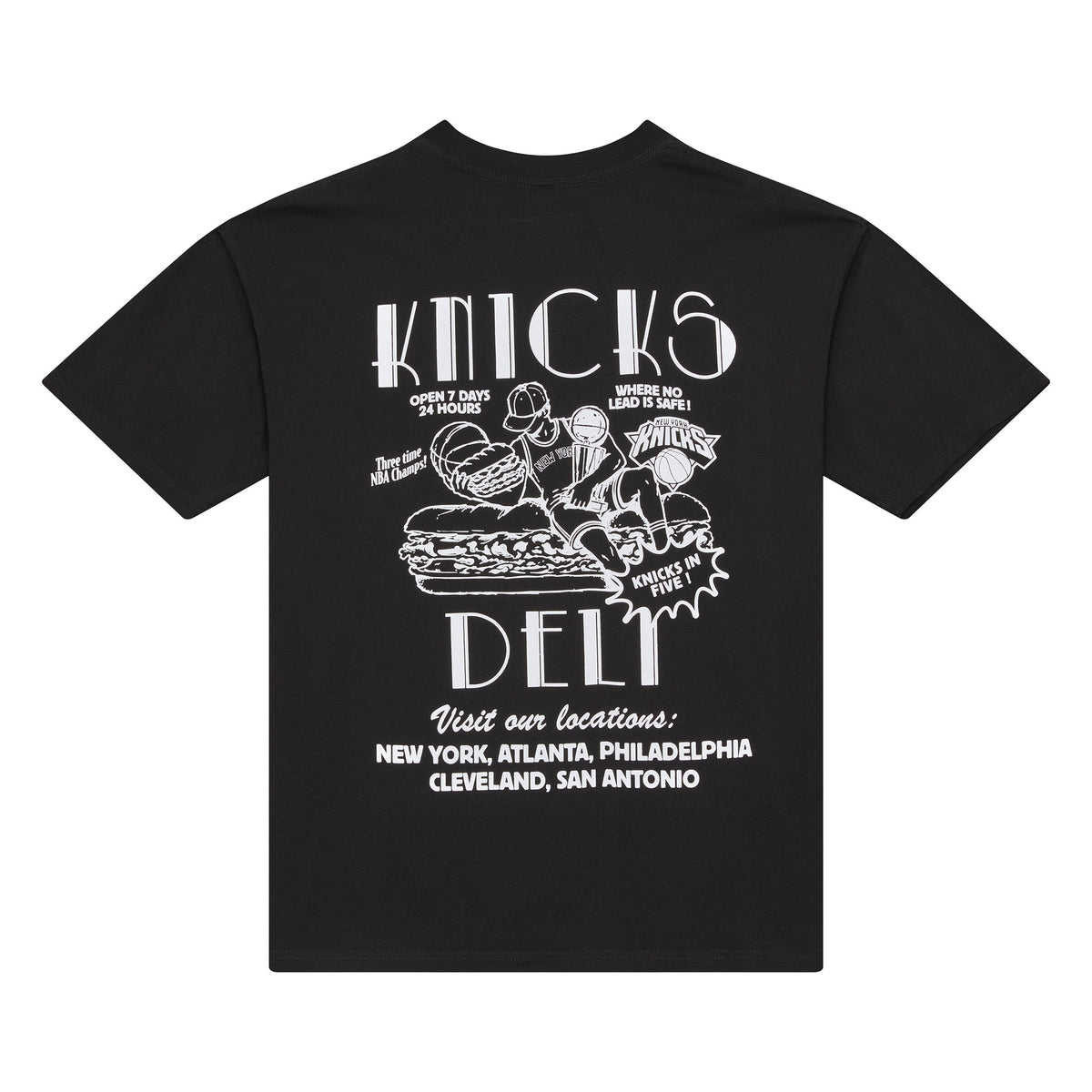 Mitchell & Ness Knicks Deli Tee Black
