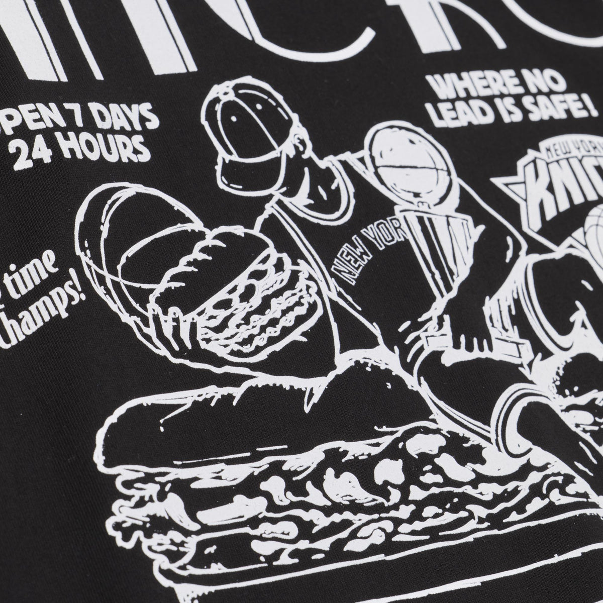 Mitchell & Ness Knicks Deli Tee Black
