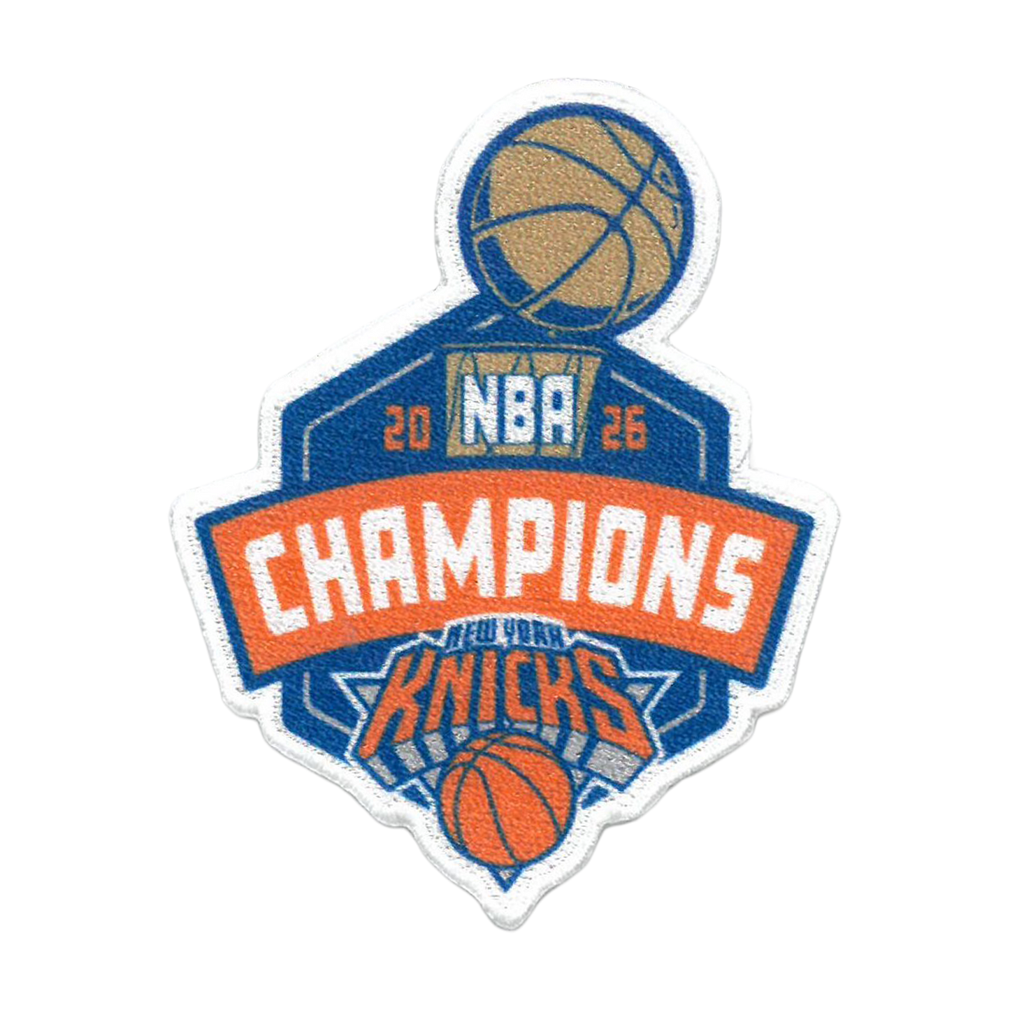 Knicks 2026 NBA Champions Hustle Patch