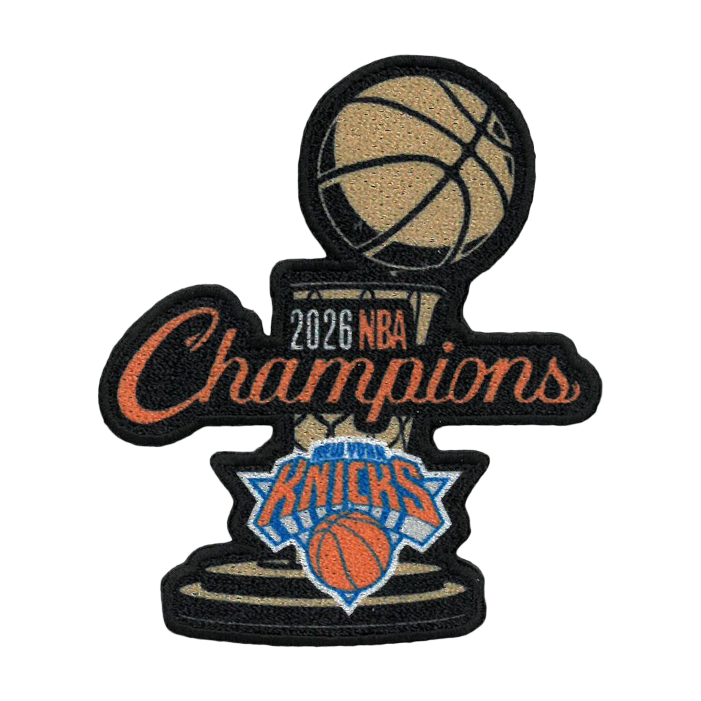 Emblem Source 2026 Knicks NBA Champions Trophy Patch