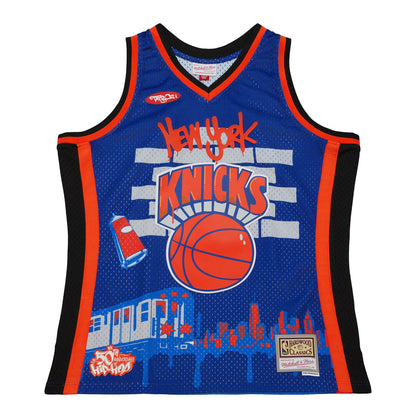knicks jersey dress Mitchell & Ness Knicks x Tats Cru Hip Hop 50th Anniversary Fashion Jer – Shop Madison Square Garden