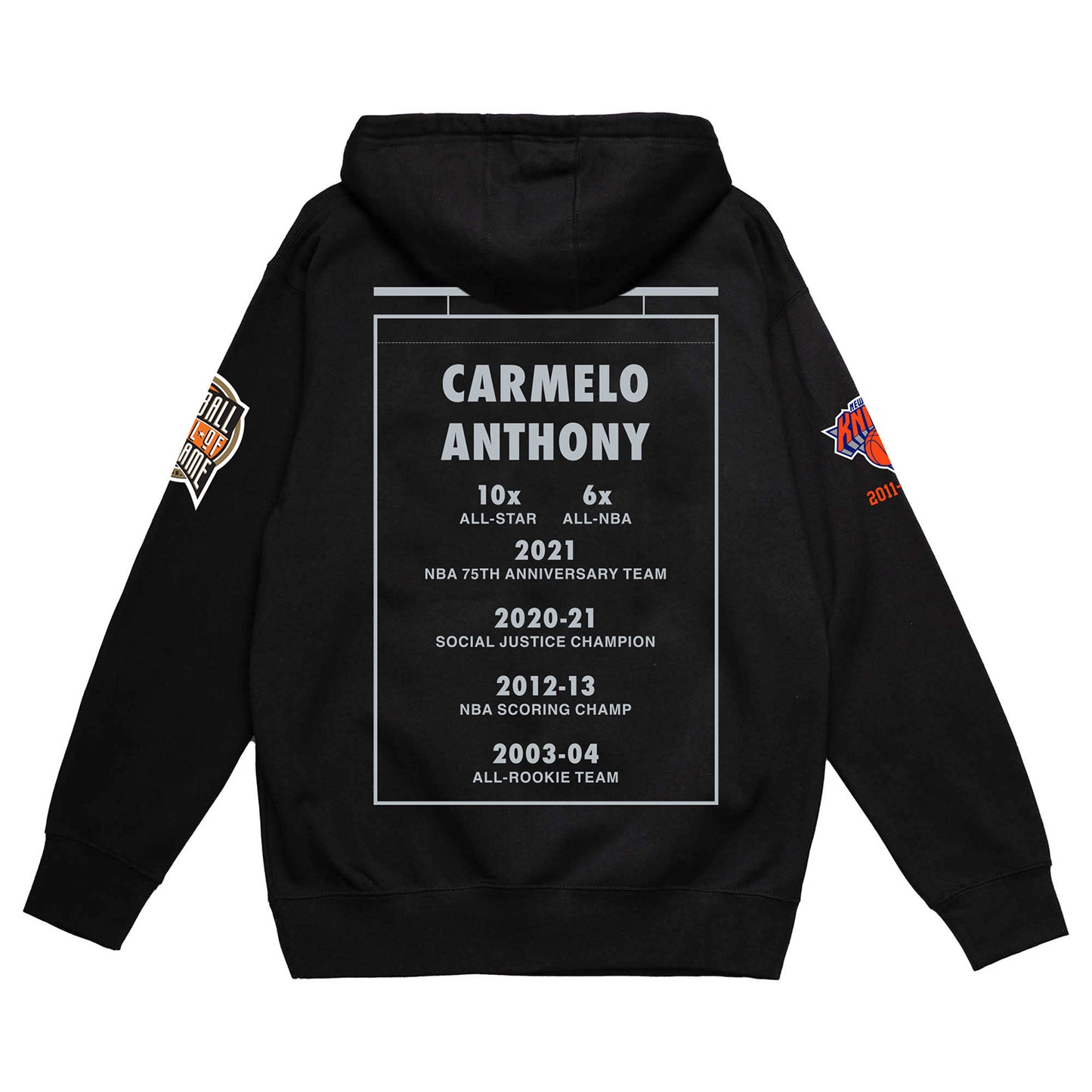 Mitchell & Ness Knicks Carmelo Anthony Ultimate Player Hoodie