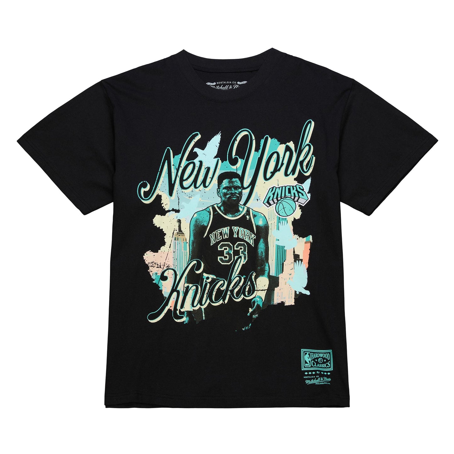 Mitchell & Ness Knicks Patrick Ewing In the City Player Tee