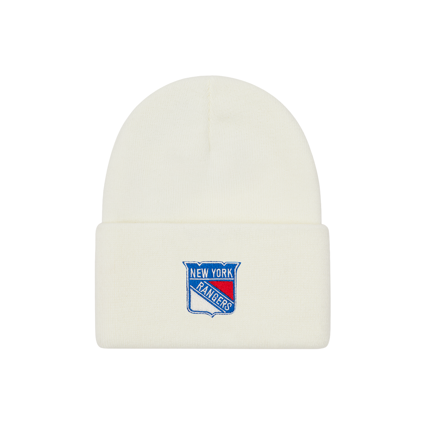 NYON x Rangers Home Team Off White Beanie
