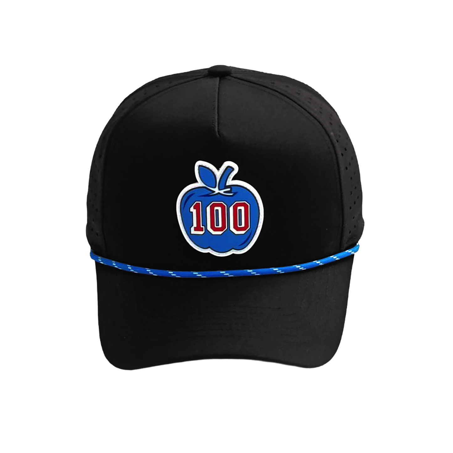 We Bleed Blue Rangers Centennial 100 Apple Rope Hat