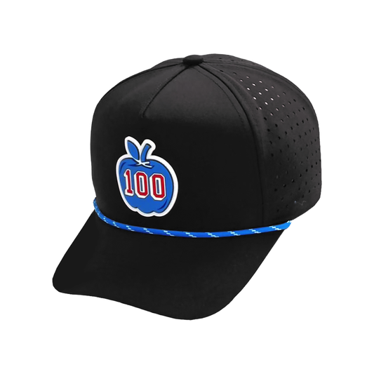 We Bleed Blue Rangers Centennial 100 Apple Rope Hat