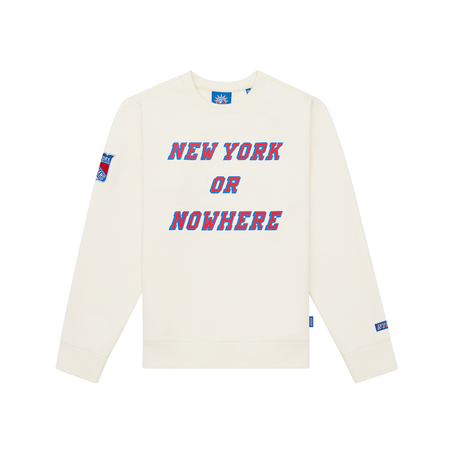 NYON x Rangers Off White Home Team Crewneck – Shop Madison Square Garden