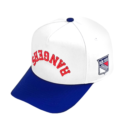 We Bleed Blue Rangers Upside Down Two-Tone Hat - Top View