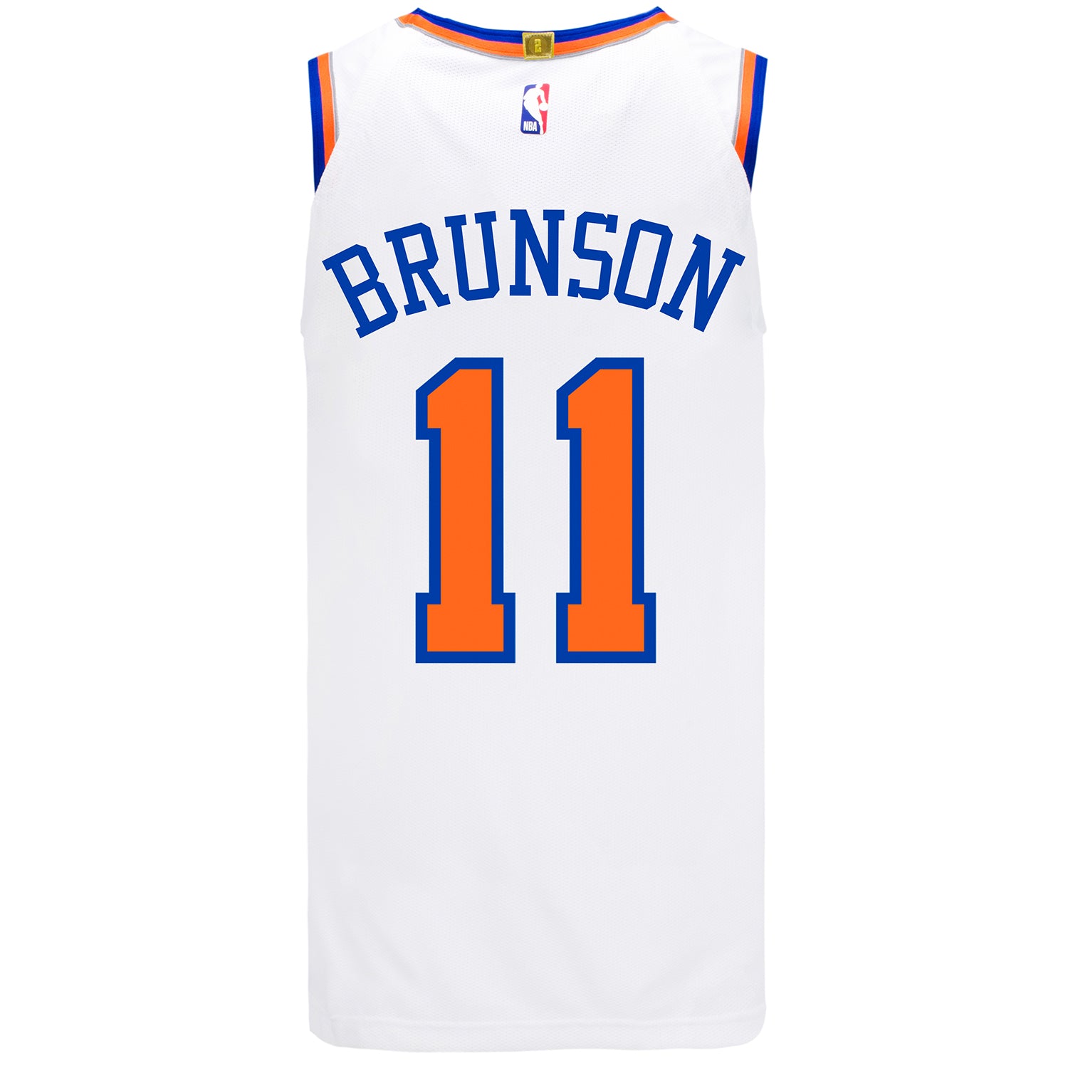 Knicks Nike Jalen Brunson White Association Authentic Jersey