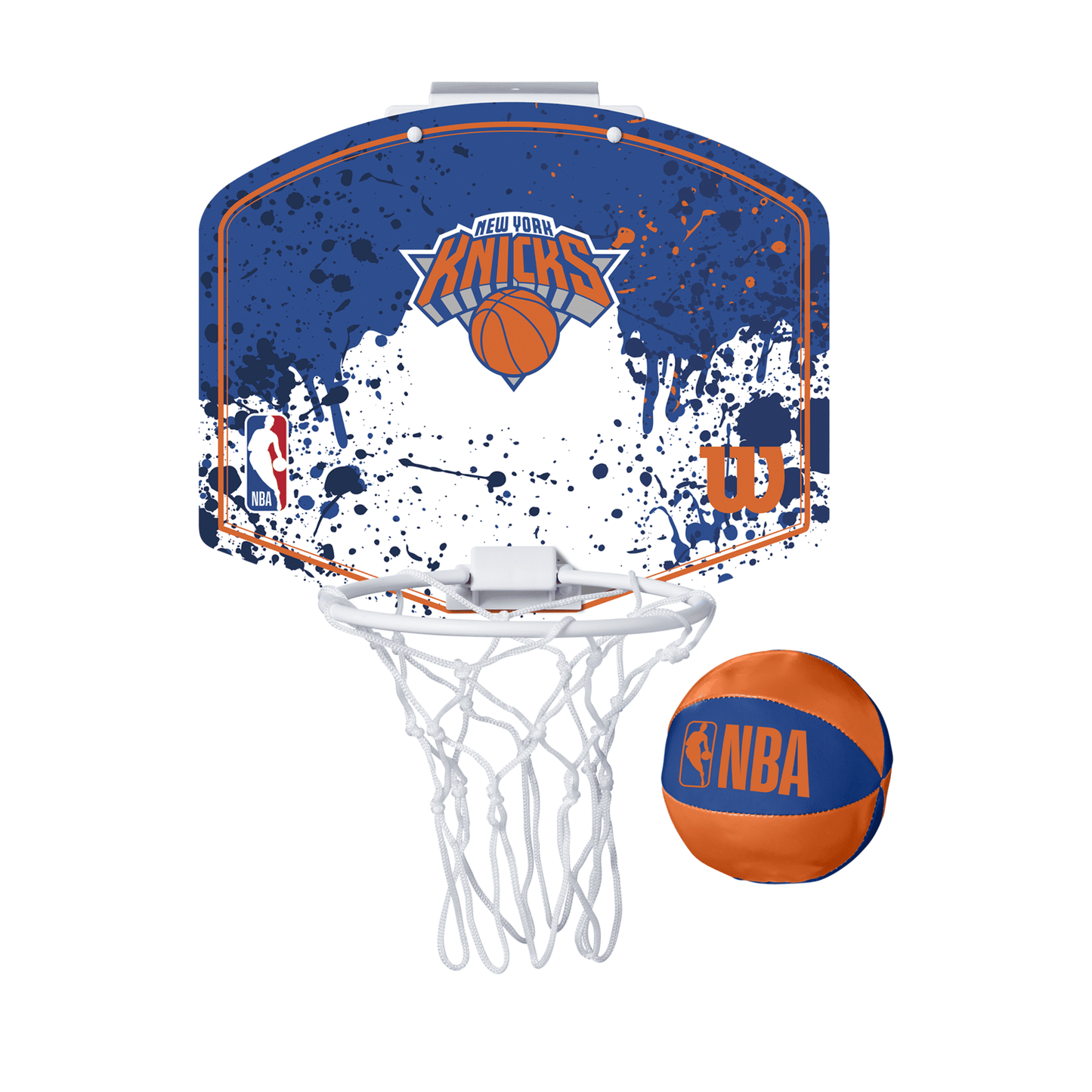 Wilson Knicks Mini Hoop Basketball Set - Main View