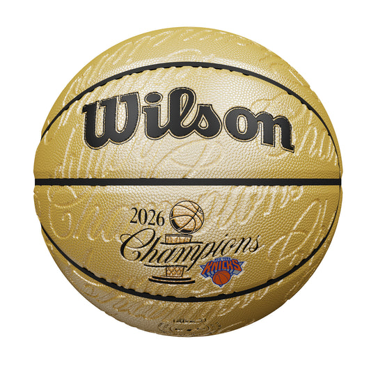 Wilson Knicks 2026 Champions Gold Basketball