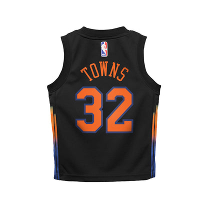 Kids Karl-Anthony Towns Black Statement Swingman Jersey