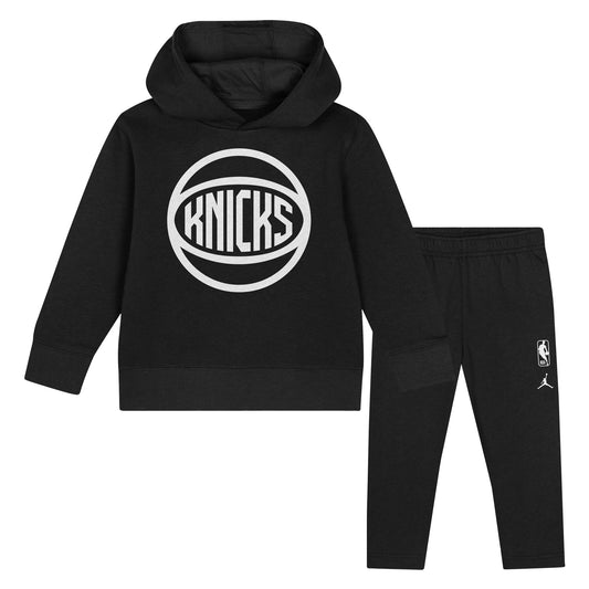 Infant Knicks Jordan Ball Logo Club Fleece Set