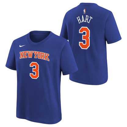 Youth Knicks Hart Name & Number Tee