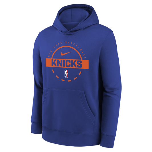 Youth Nike Knicks Club Fleece Practice Hoodie