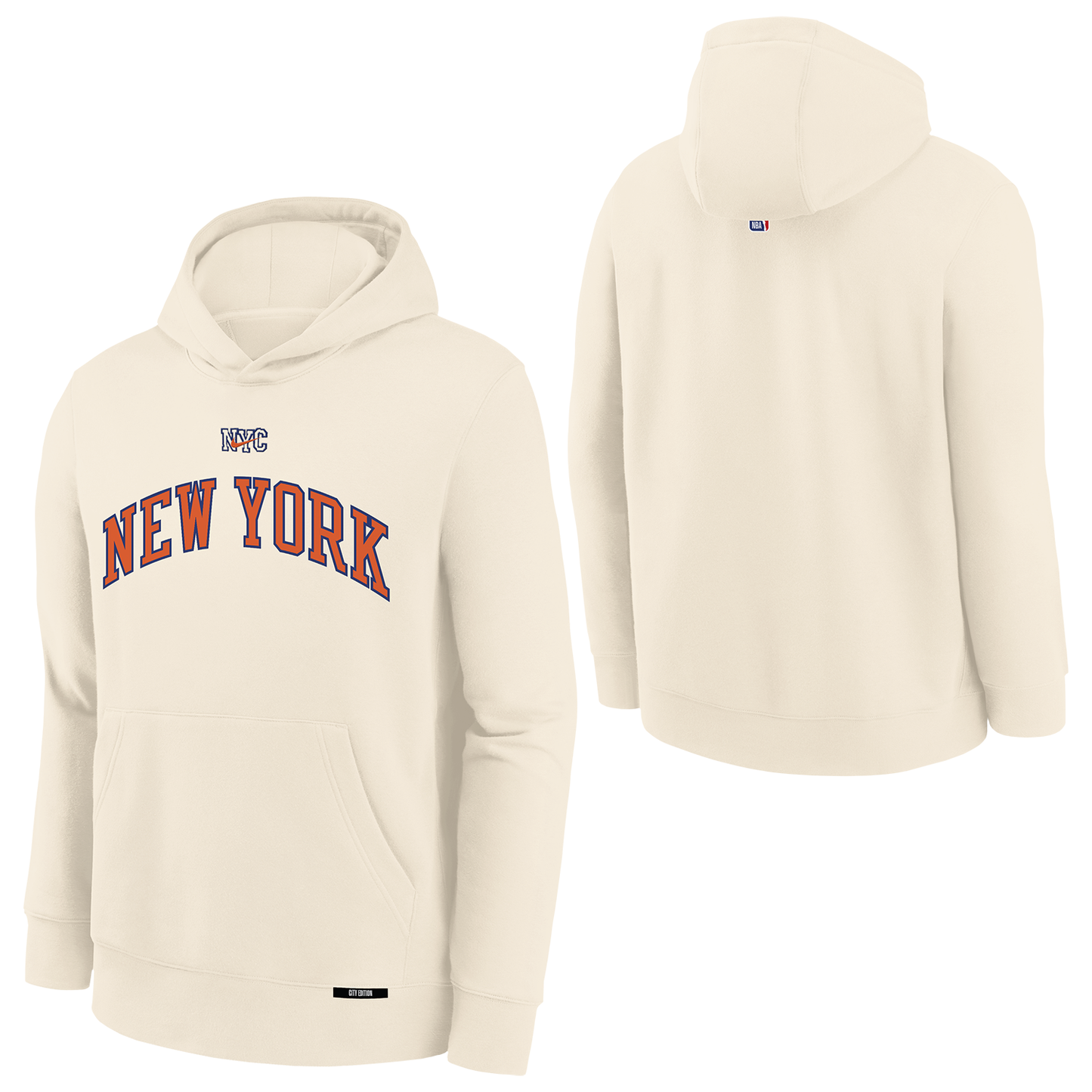 Youth Nike Knicks City Edition 2025-26 Club Wordmark Hoodie