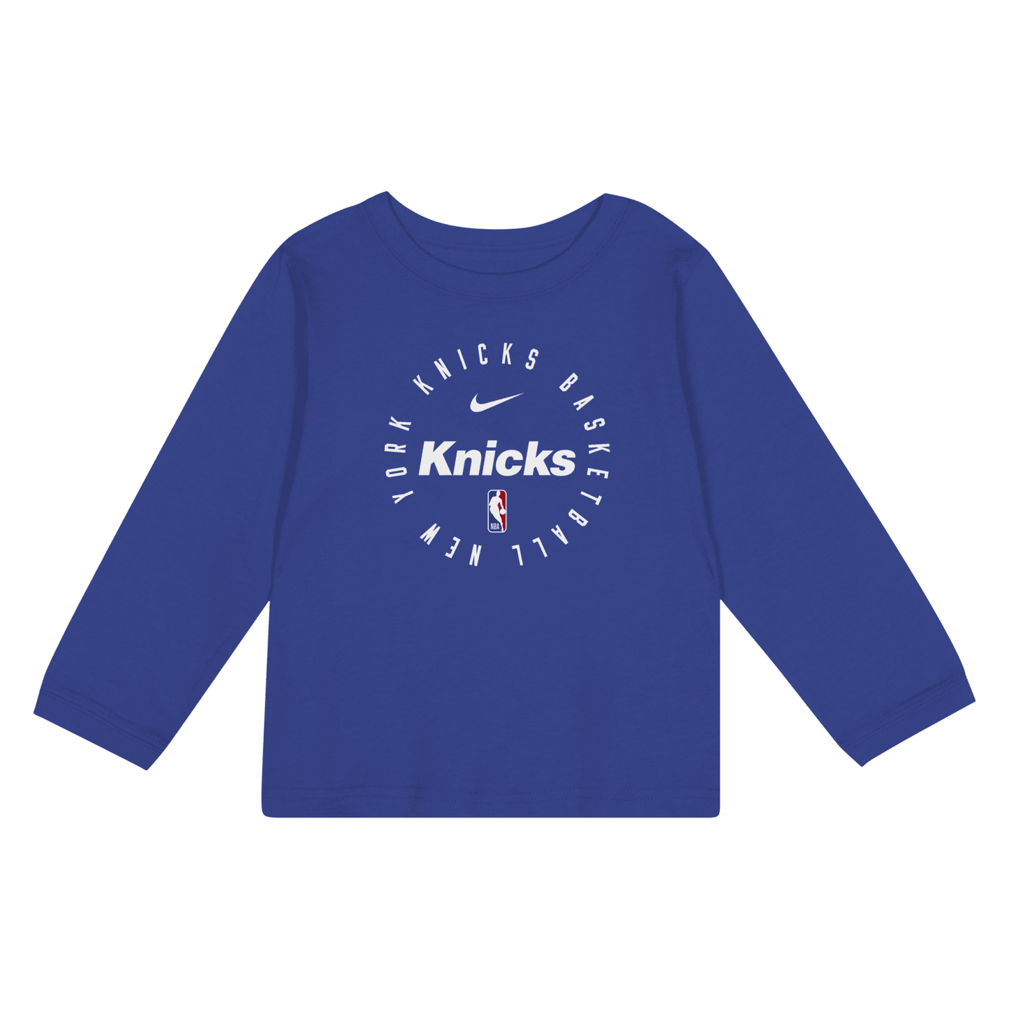 Infant Nike Knicks Cotton Longsleeve Tee and Jogger Set