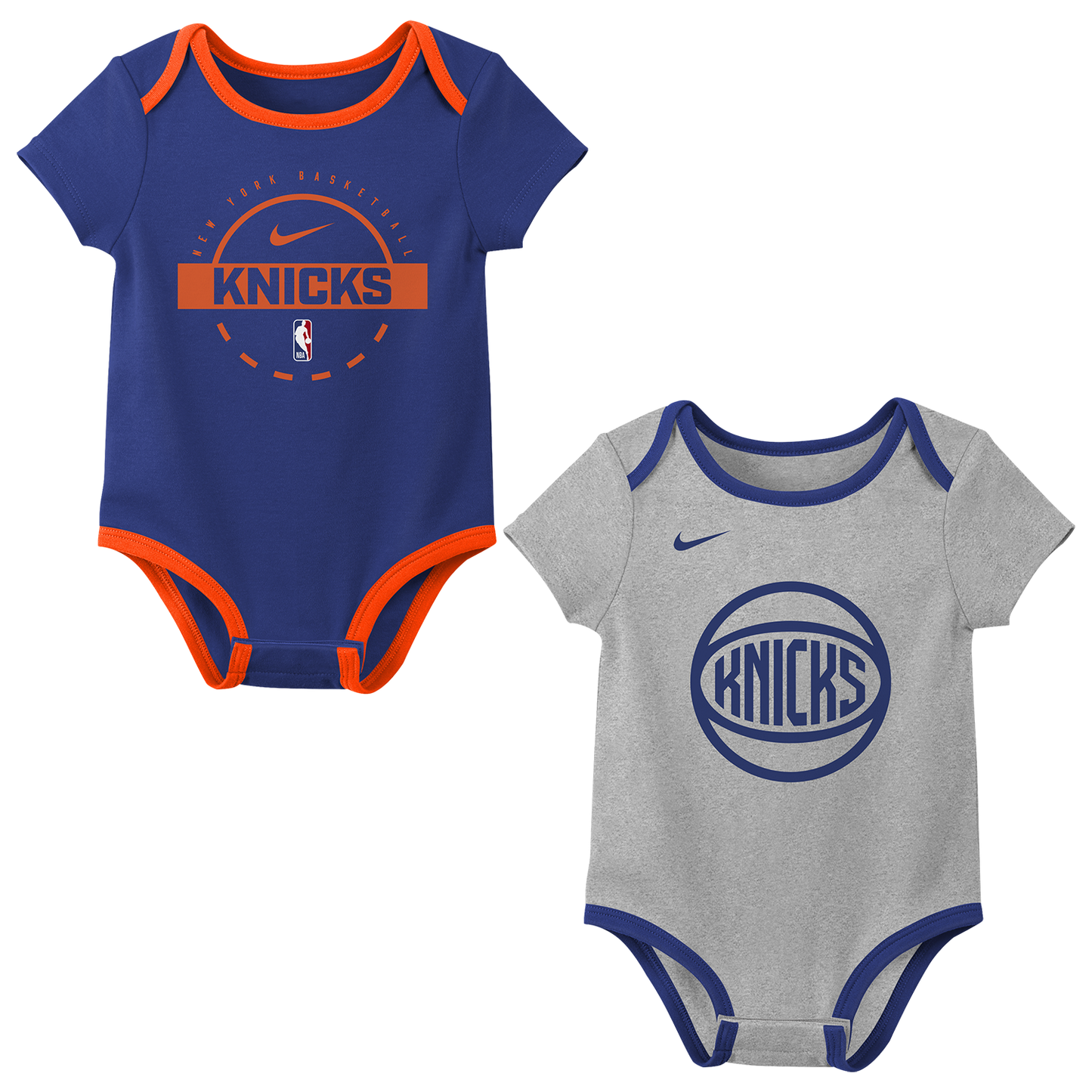 Nike Newborn Knicks 2 Pack Onesie Set