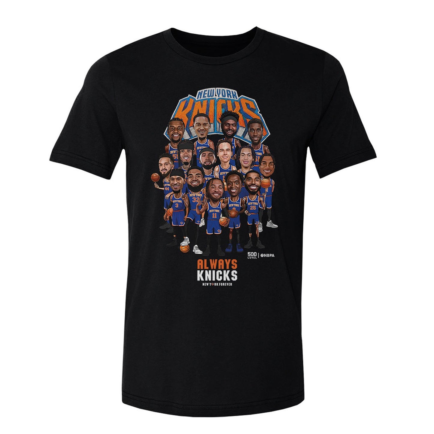 Knicks Playoffs 26 Team Caricature Tee