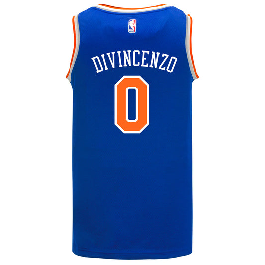 Donte DiVincenzo Nike Icon Swingman Jersey In Blue - Back View