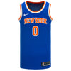 Donte DiVincenzo Nike Icon Swingman Jersey In Blue - Front View