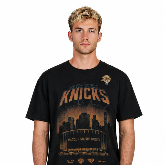 Game 7 2026 Knicks NBA Champions Patch Tee