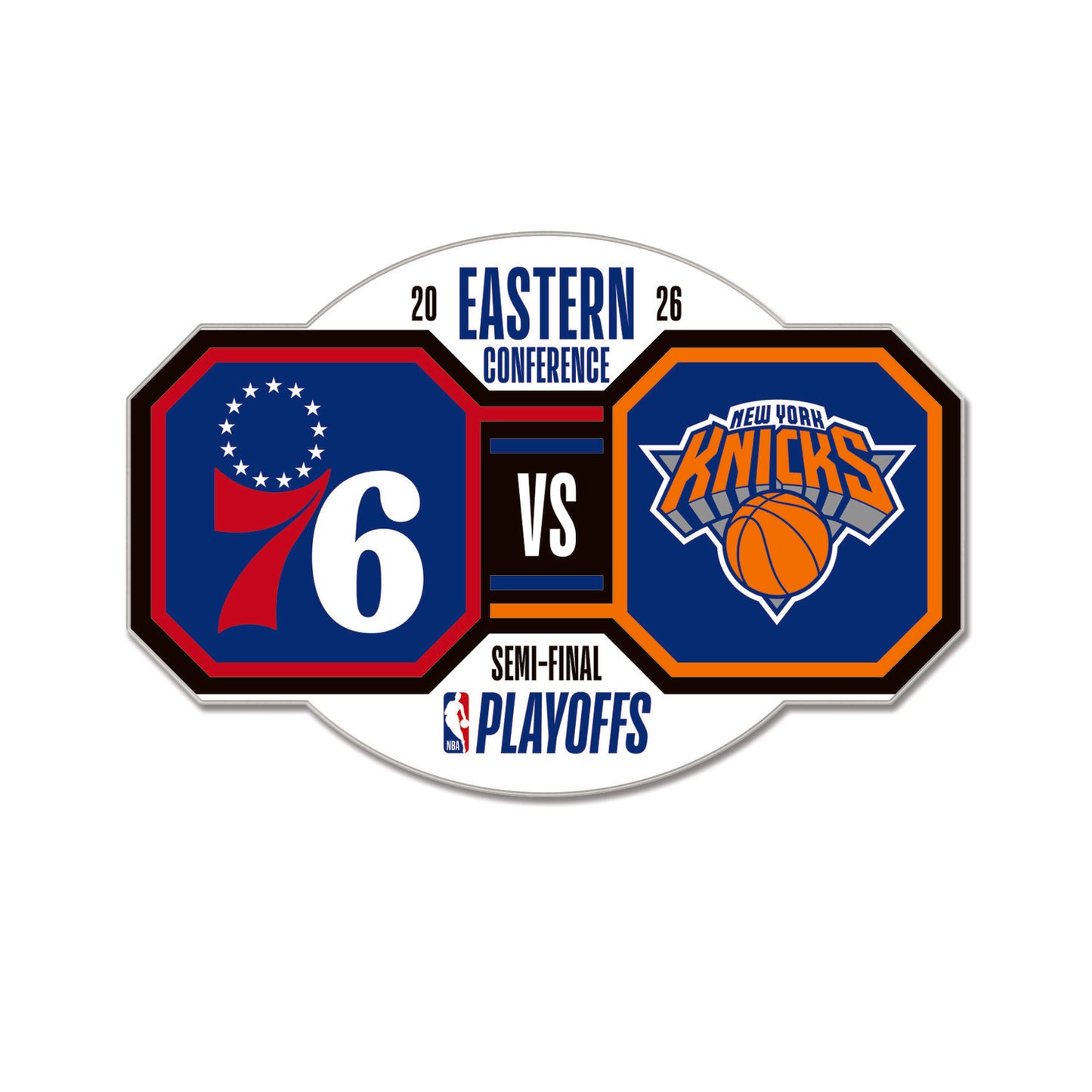 Wincraft Knicks Playoffs 26 Round 2 Pin