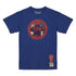 Mitchell & Ness Knicks Lunar New Year Tee In Blue & Orange - Front View