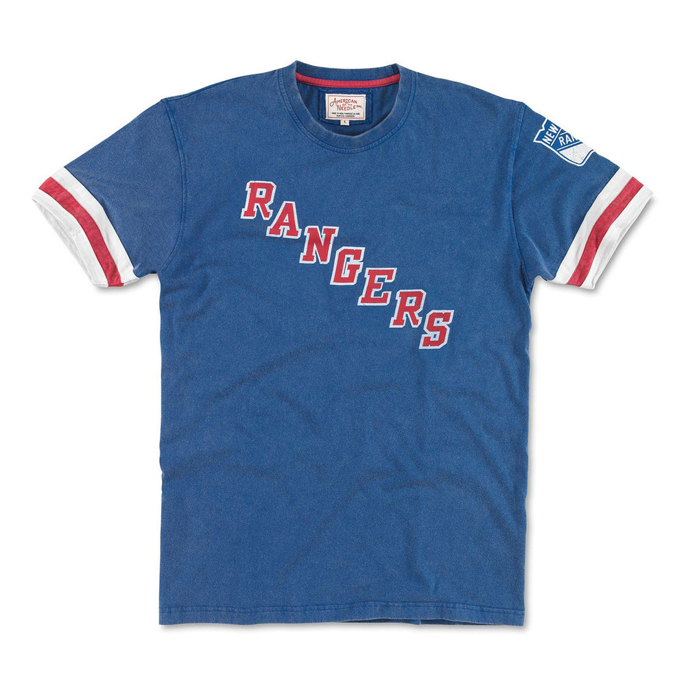 Fanatics Branded Oatmeal New York Rangers Go for It Notch Neck Waffle Knit Long Sleeve T-Shirt