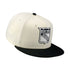 New Era Rangers Exclusive Two Toned Snapback Cream/Black Hat - Front View
