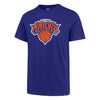 '47 Brand Knicks Royal Primary Logo Tee - Front View