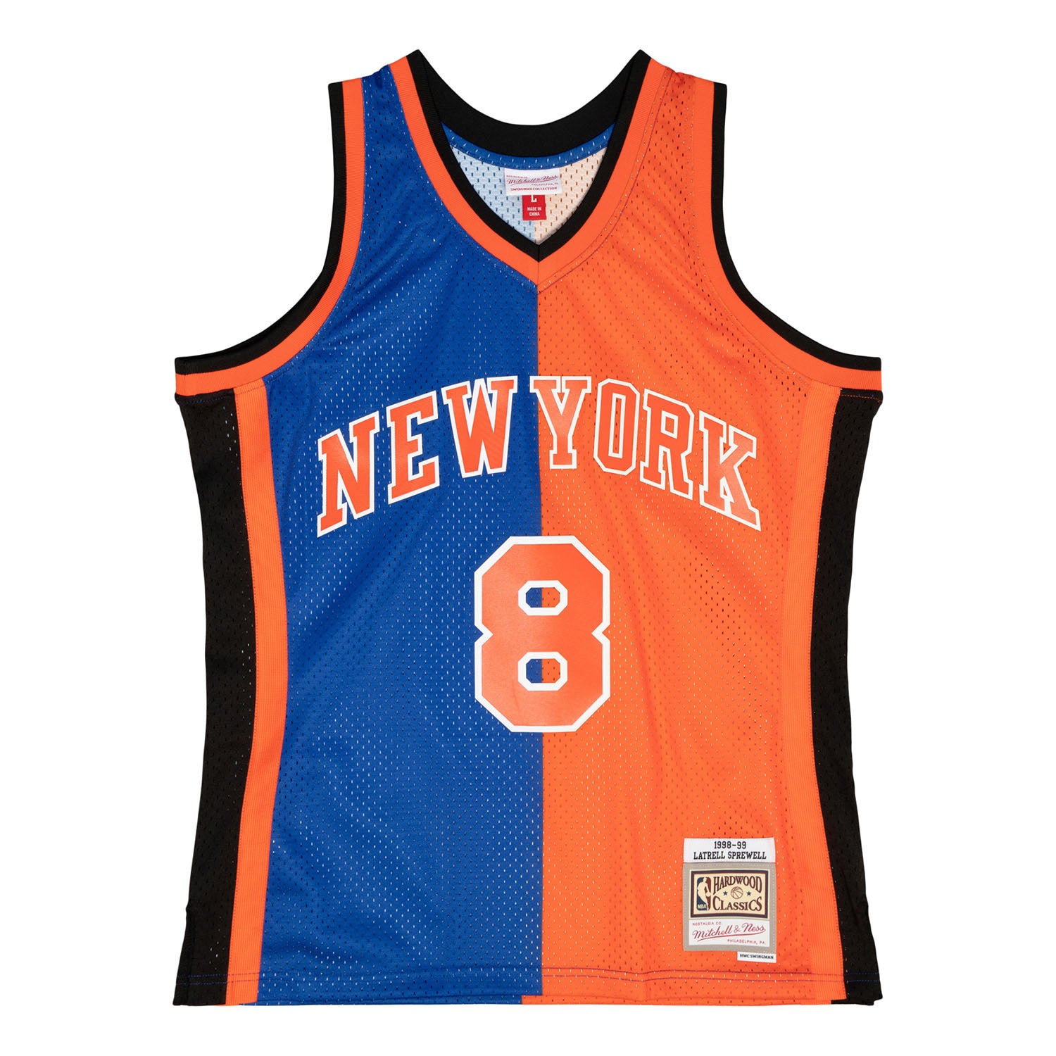 Mitchell & Ness Knicks Sprewell 1998 Split Jersey – Shop Madison