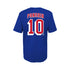 Youth Rangers Artemi Panarin Name & Number Tee In Blue - Back View