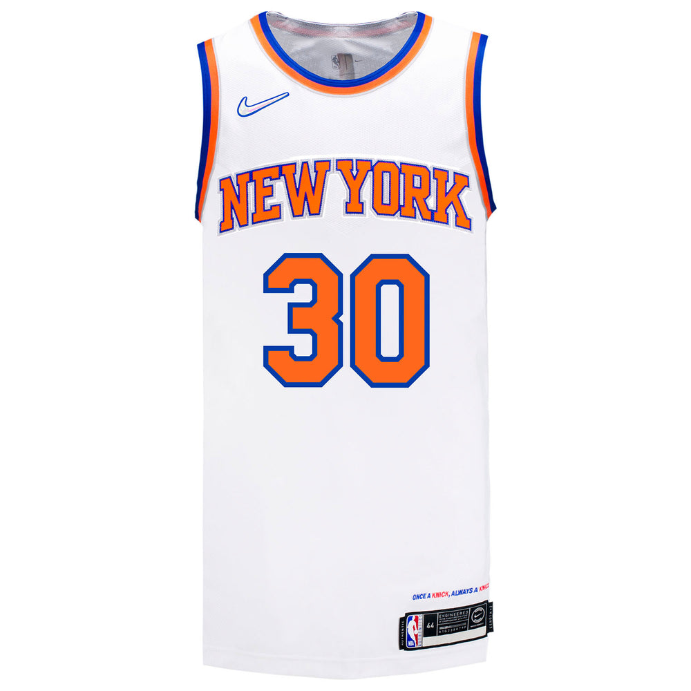 New York Knicks Julius Randle Fanatics Authentic Game-Used #30 White Jersey  vs. Dallas Mavericks on