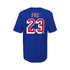 Youth Rangers Adam Fox Name & Number Tee In Blue - Back View