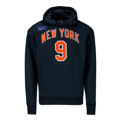 Nike Knicks City Edition 22-23 Barrett Name & Number Hood in Black - Front View