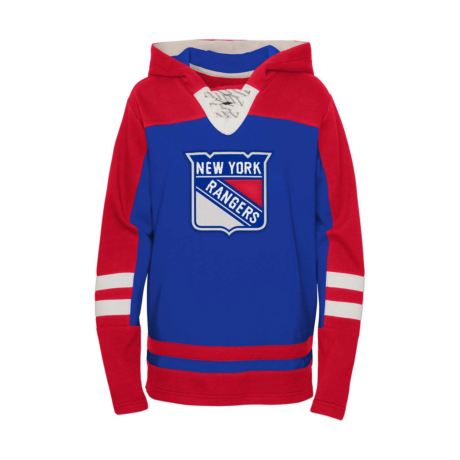 New York Rangers Ageless Revisited Pullover Hockey Hoodie - Youth