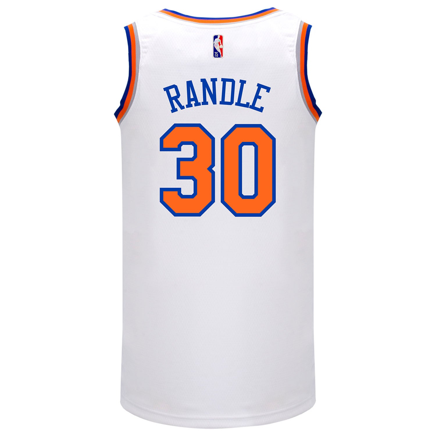 Julius Randle New York Knicks Game-Used #30 White Jersey vs. Milwaukee  Bucks on October 28 2022